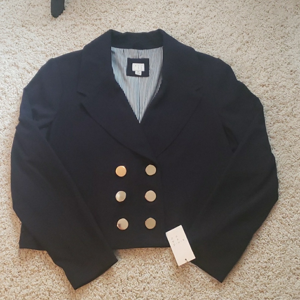 NWT Navy Blazer/Jacket with Gold Buttons